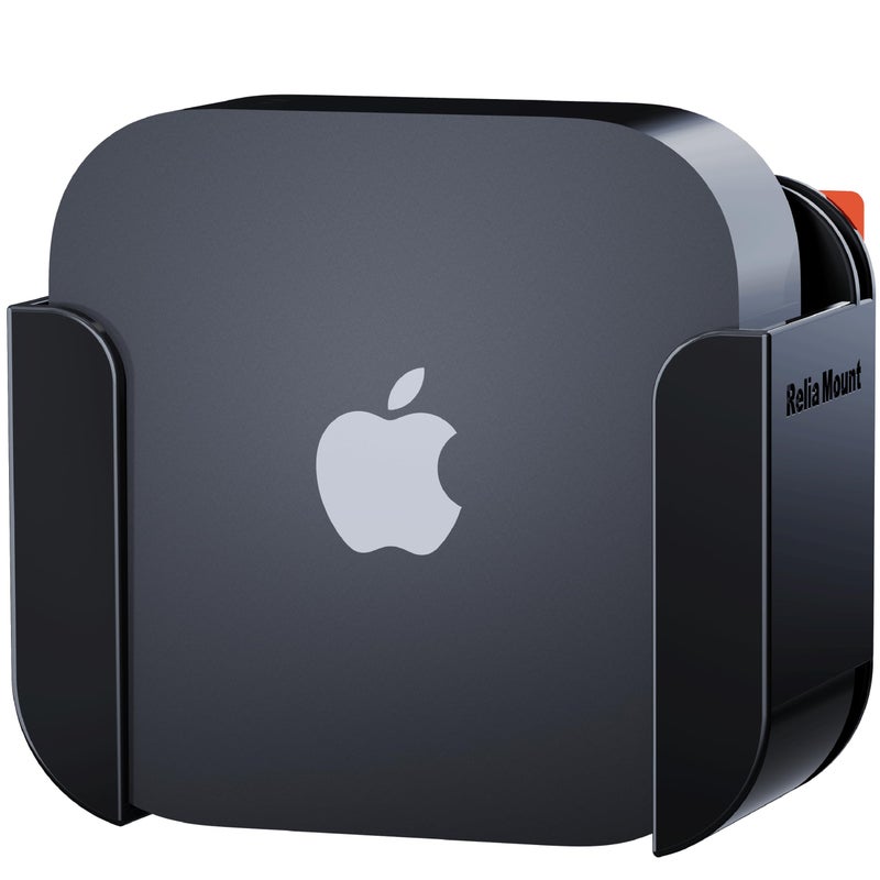 ReliaMount Basic Mount for Apple TV â€“ Compatible with All Apple TV Generations (Including All 4K Models) - Image 1