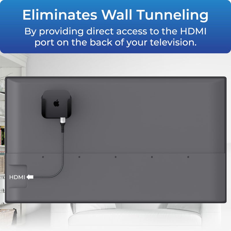ReliaMount Basic Mount for Apple TV â€“ Compatible with All Apple TV Generations (Including All 4K Models) - Image 3