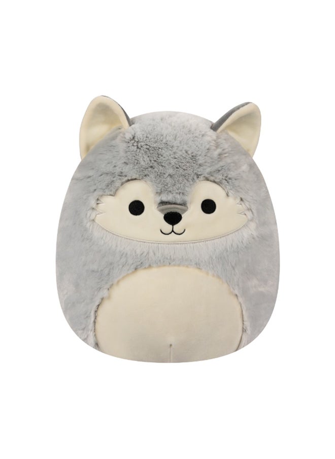 Squishmallows 12 inch Fuzzamallows Willy Wolf Fuzzamallow , Officially Licensed Kellytoy Plush Toy, Colorful Soft Toy, Gift for Kids, Girls & Boys Washable Squishy Stuff Toy Multicolor All Age  - Image 1