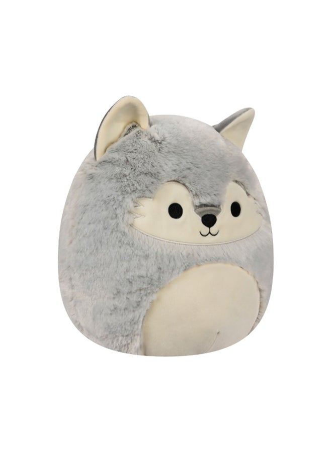 Squishmallows 12 inch Fuzzamallows Willy Wolf Fuzzamallow , Officially Licensed Kellytoy Plush Toy, Colorful Soft Toy, Gift for Kids, Girls & Boys Washable Squishy Stuff Toy Multicolor All Age  - Image 2