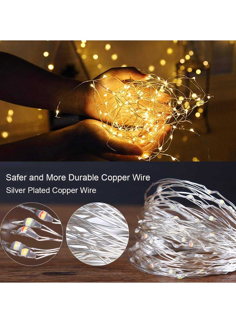 Solar Fairy String LED Lights 10 meter copper wire 100 LEDs Flexible and Waterproof for Decoration/Celebration - Image 4