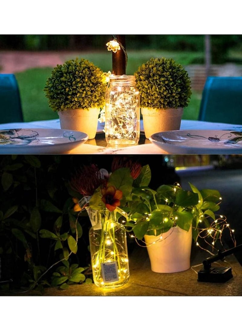 Solar Fairy String LED Lights 10 meter copper wire 100 LEDs Flexible and Waterproof for Decoration/Celebration - Image 5
