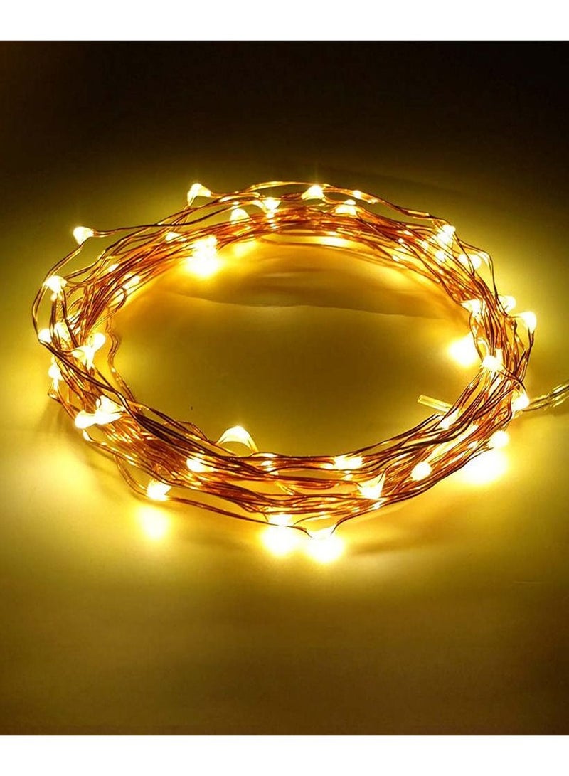 Solar Fairy String LED Lights 10 meter copper wire 100 LEDs Flexible and Waterproof for Decoration/Celebration - Image 2