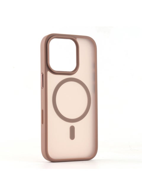 For Iphone 16Promax Skin-sensitive Magnetic Suction Phone Case Smart Touch Button Ai Photo Button For Iphone16-Color:Ai Button-2.0 Skin-feeling Magnetic Shell-desert Gold-Applicable Models:For Iphone 16 Pro Max