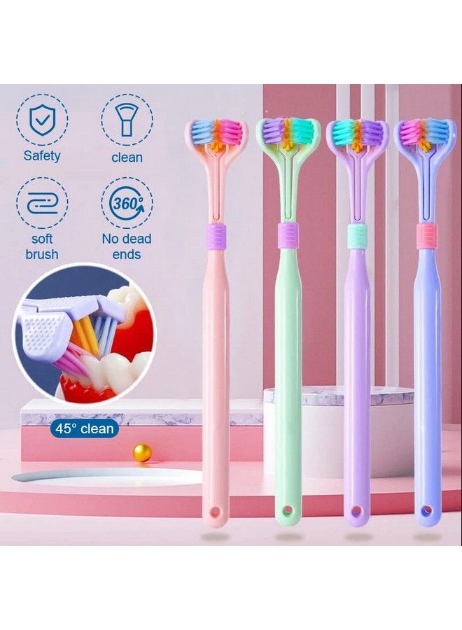 VIHAX 3 Sided Triple Angle Toothhugger Training Toothbrush Ultra Soft Bristles Toddler And Autistic Oral Care Gentle Clean Each Tooth To Completely Cover The Toothbrush (1) - Image 5