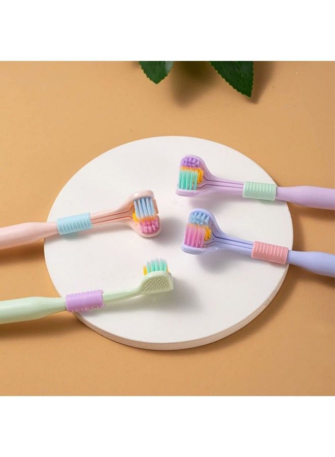 VIHAX 3 Sided Triple Angle Toothhugger Training Toothbrush Ultra Soft Bristles Toddler And Autistic Oral Care Gentle Clean Each Tooth To Completely Cover The Toothbrush (1) - Image 3
