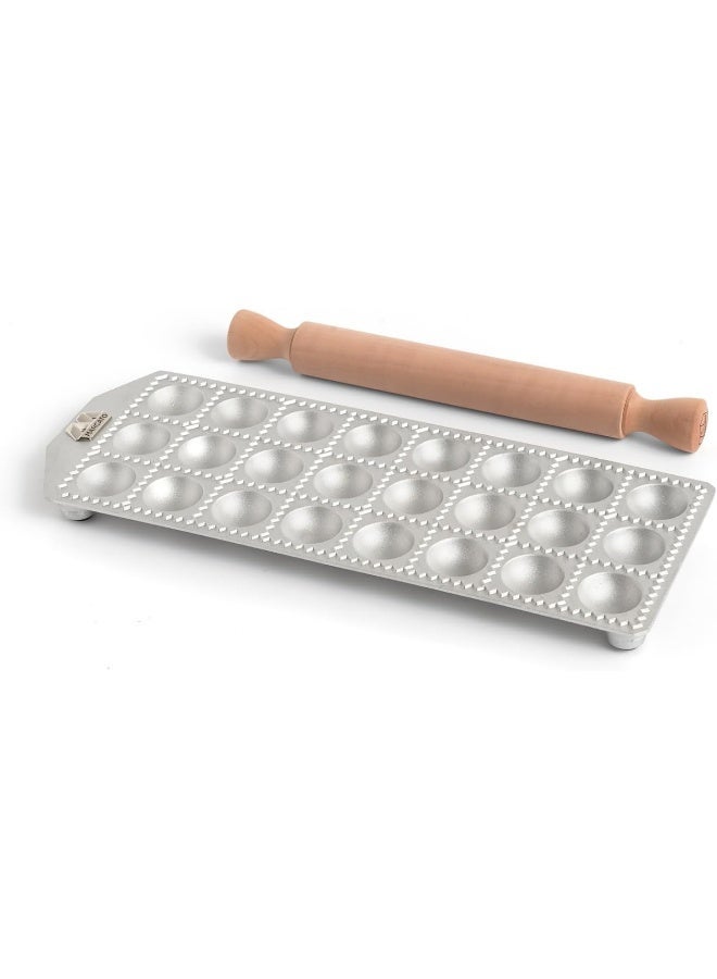 MARCATO صينية رافيولي كلاسيكية 24 شكل أغنولوتي دائري - Image 1