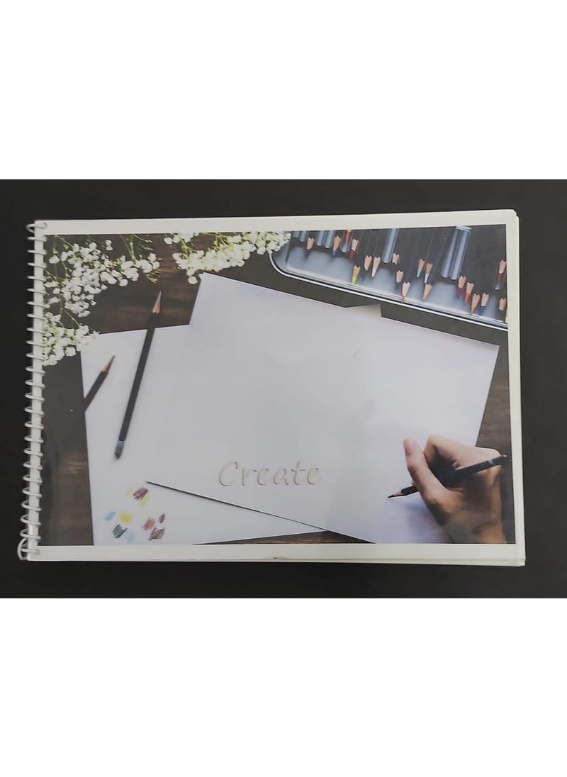 Buddha Crafts Buddha Crafts A4 DrawingSketchbook Book for Children 100 Pages 120 GSM  - Image 4