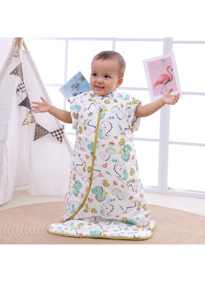 Generic Comfortable Pure Cotton Baby Swaddle Wrapping With Zipper Blocking And Detachable Sleeve  - Image 3