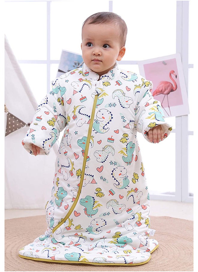 Comfortable Pure Cotton Baby Swaddle Wrapping With Zipper Blocking And Detachable Sleeve