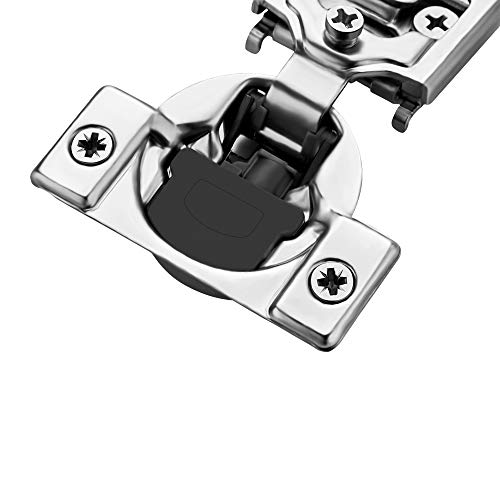 Ravinte 6 Pack 3 Pairs 3/4 inch Overlay Soft Close Hinges for Kitchen Cabinet Satin Nickel Hidden Stainless Steel Concealed Hinges self Closing - Image 5