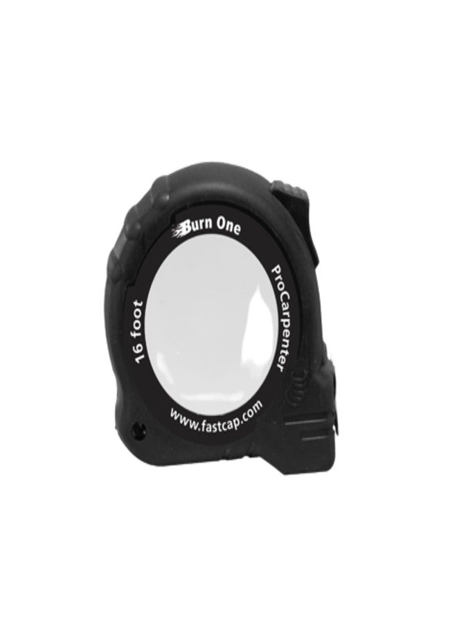 فاست كاب شريط قياس احتياطي قديم من FastCap ProCarpenter Burn One - مثالي للمحترفين وتحسينات المنزل - مع مشبك حزام يعمل بالرافعة ونظام قفل مزدوج - طول 16 قدمًا - 01976 - Image 2