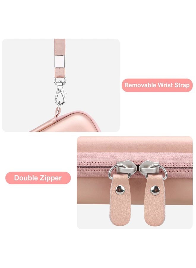 Canboc Hard Carrying Case for Maxone 250GB 320GB 500GB 1TB 2TB Ultra Slim Portable External Hard Drive HDD USB 3.0, Mesh Pocket, Rose Gold - Image 5