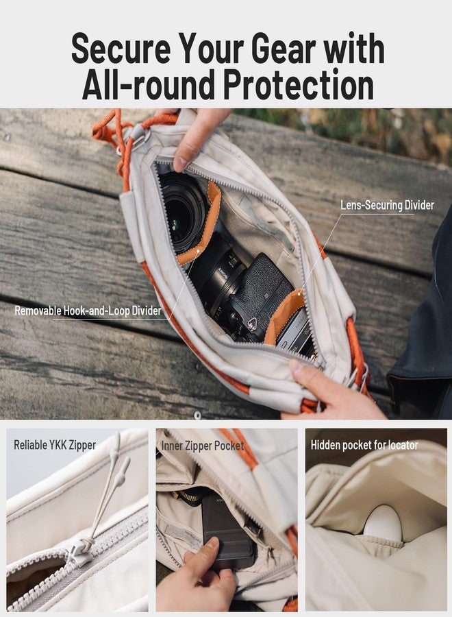 PGYTECH OneGo Rope Strap Camera Bag - Multifunctional Shoulder Bag for Urban Photographers. Compact Camera Bag Compatible with Sony/Canon/Nikon/Mirrorless Cameras, Forest - Image 2