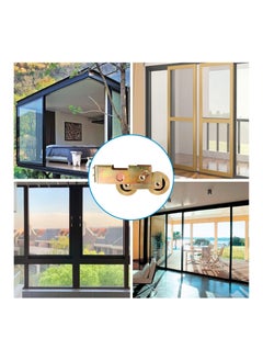 Y&D Sliding Patio Door Tandem Roller Assembly, SYOSI Rollers Replacement, 1-1/4 Inch Steel Ball Wheel Bearing, for Glass Screen Gate Window (2 Pack)  - Image 2