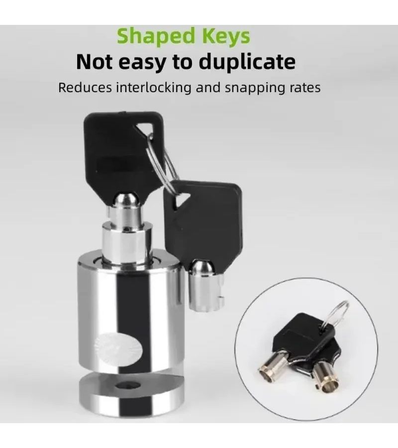 Zinc Alloy Anti Theft Disc Brake Lock Security Disk Lock 1pc for Scooter MTB - Image 1