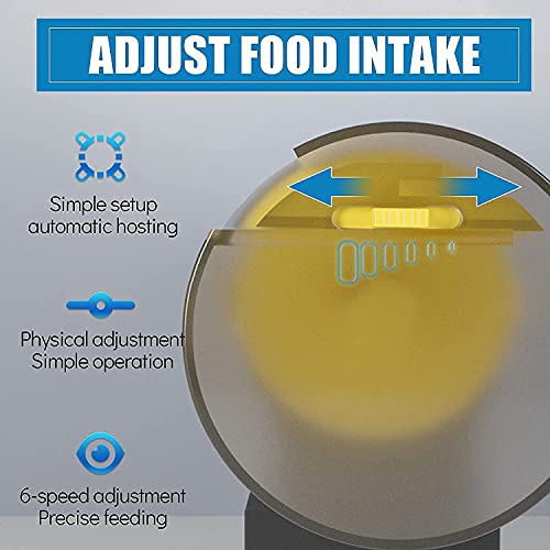 Optifit Automatic Fish Feeder for Aquarium, Digital Auto Fish Food Dispenser Timer Machine with 2 Feed Boxes (0.1lb & 0.2lb), Battery Operated Vacation Feeder for Flakes Pellets Crumbles - Image 5