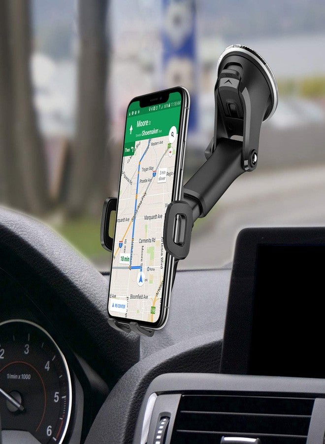 Cellet Dashboard/Windshield Phone Mount with Telescoping Arm - Adjustable Suction Holder, 360° Rotation, One-Touch Release - Fits iPhone 16/15/14 Pro Max, Samsung Galaxy S25/S24/S23 & More - Image 3