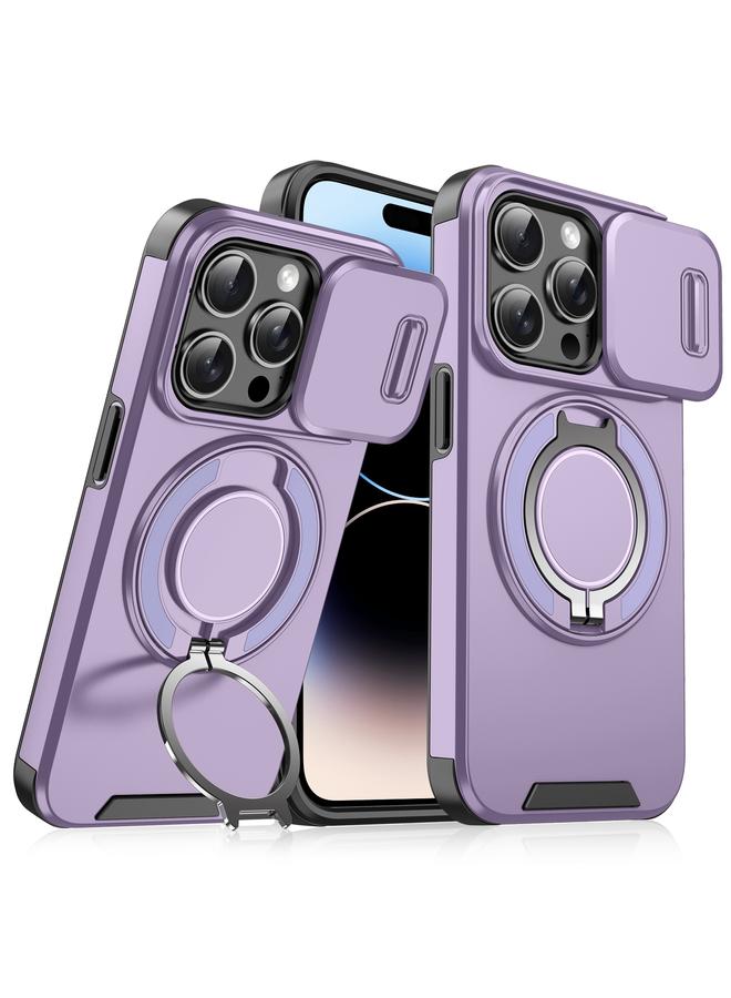 S-TOP Case For iPhone 14 Pro Max Sliding Camshield Ring Holder Phone Case - Image 1