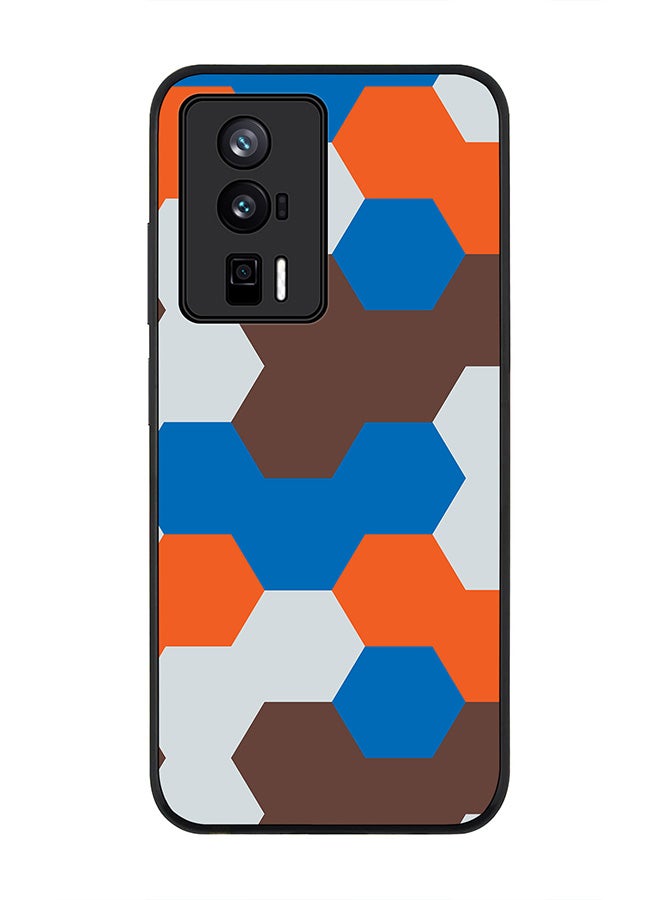 Stylizedd Rugged Black edge case for Xiaomi Poco F5 Pro 5G / Xiaomi Redmi K60 / Xiaomi Redmi K60 Pro Slim fit Soft Case Flexible Rubber Edges Anti Drop TPU Gel Thin Cover - Blockbuster Retro - Image 1