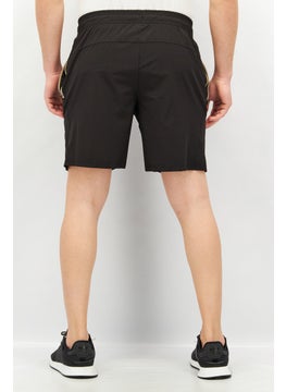 Unipro Men Sportswear Fit 7 Inseam Plain Drawstring Training Short, Black  - Image 4