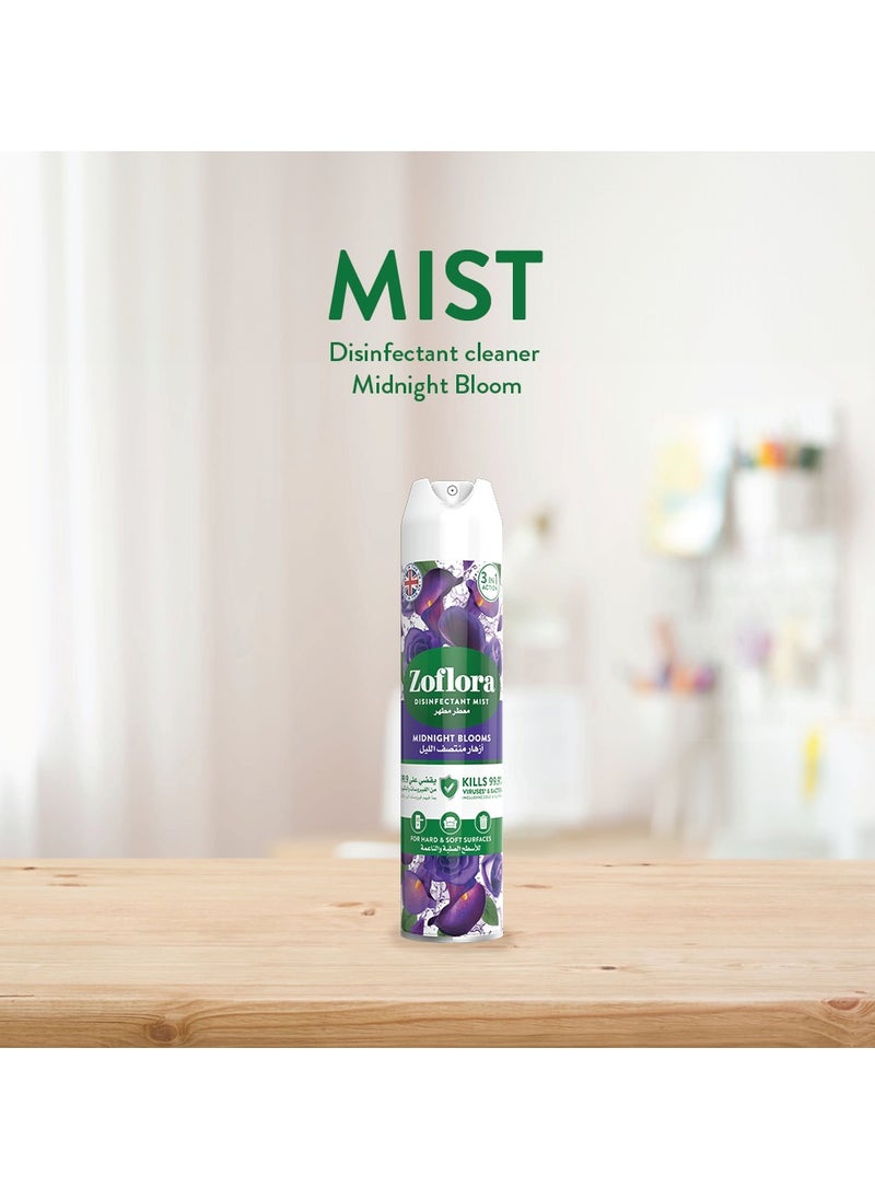 Zoflora Multi-Purpose Disinfectant Air Refreshner Spray Midnight Blooms 300ml  - Image 3