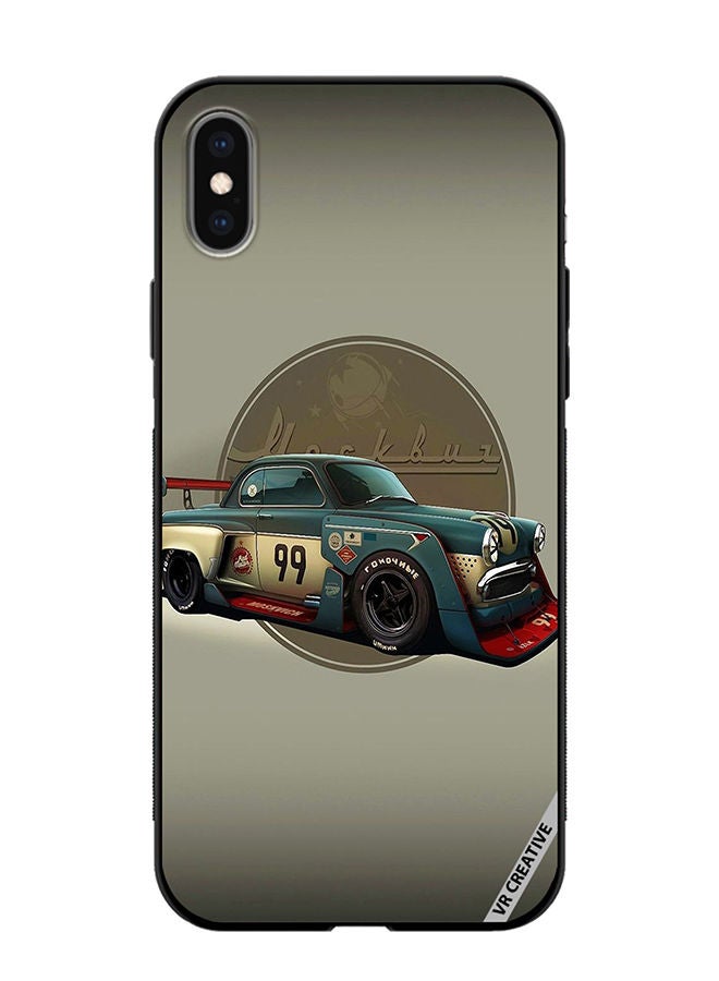 VR CREATIVE Protective Case Cover For Apple iPhone XS Max Car Design Multicolour - Image 1