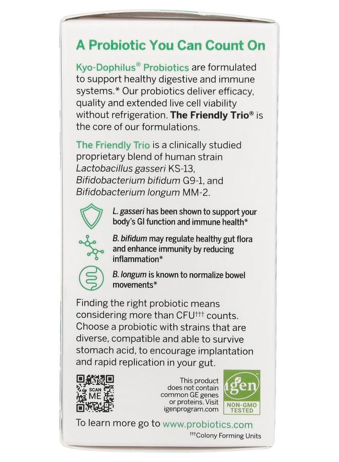 kyolic Kyo-Dophilus® Max Probiotic 50 Billion CFU 30 Vegetarian Capsules - Image 2