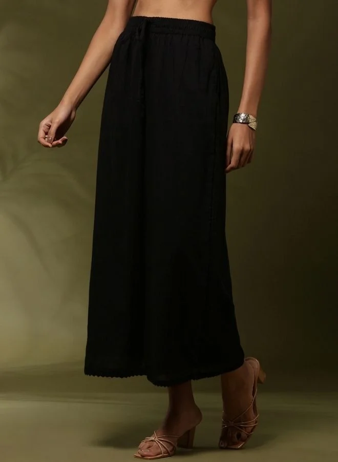 أبهشتي Palazzo pants -black