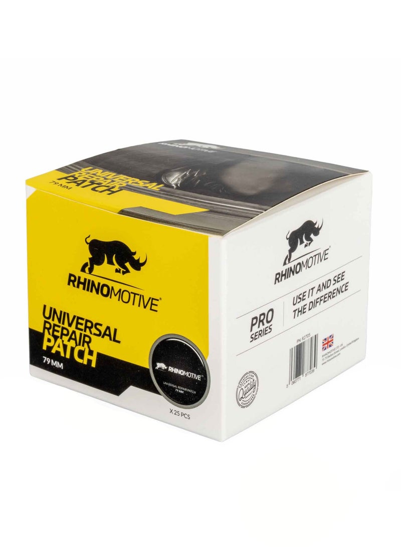 RHINOMOTIVE UNIVERSAL Tire Repair Patch 79MM Flexible and Lightweight and Ultra-Thin and Easy To USE 50 Pcs  - Image 3