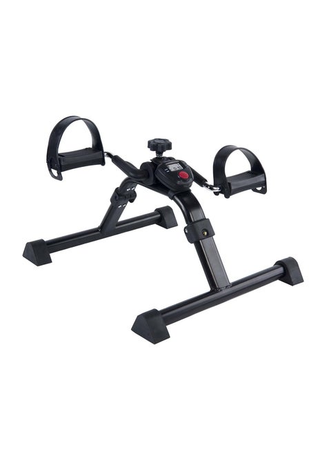 Medical Under Desk Bike Pedal Exerciser with Electronic Display for Legs and Arms Workout (Fully Assembled Folding Exercise Pedaler, no Tools Required)