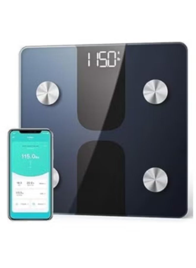 ميزان ذكي لتحليل مكونات الجسم مع 12 مؤشرًا صحيًا، متوافق مع Apple Health وGoogle Fit وFitbit، مزود بمستشعرات عالية الدقة - Image 1