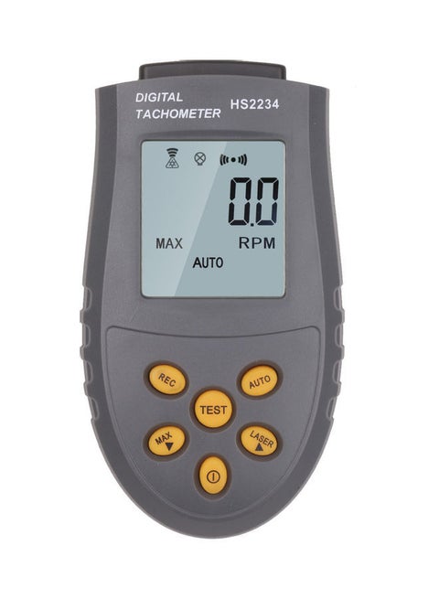 Portable High-Precision Digital Thermometer Grey/Yellow