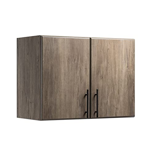 Prepac Prepac Elite Functional Wall Mount Shop Cabinet with Adjustable Shelf Simplistic Stackable 2Door Garage Cabinet 16 D x 32 W x 24 H Drifted Gray DEW3224 