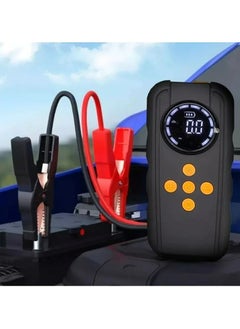 Generic Car Jumper Starter Portable LED Full Screen Display Portable Charger 12V Jump Starter Power Pack Wireless Lightweight Jump Start Battery Pack Quick Inflate  - Image 1