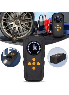 Generic Car Jumper Starter Portable LED Full Screen Display Portable Charger 12V Jump Starter Power Pack Wireless Lightweight Jump Start Battery Pack Quick Inflate  - Image 5