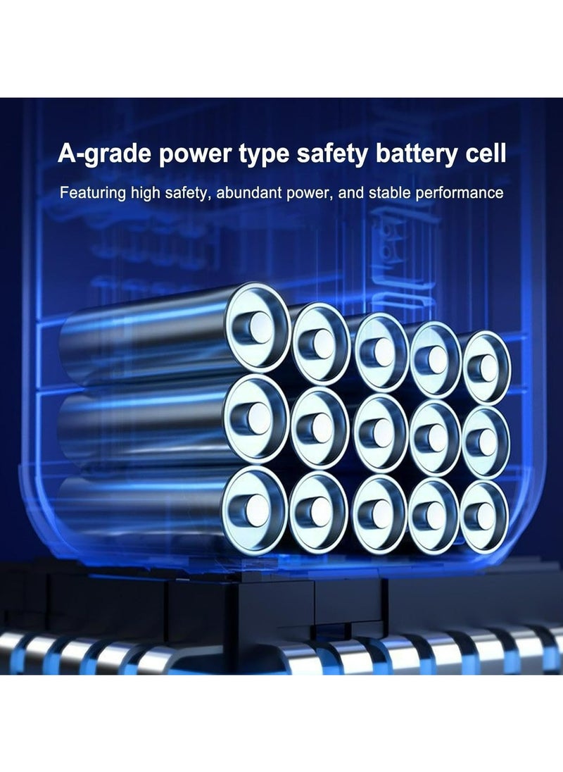 Generic - Car Jumper Starter Portable LED Full Screen Display Portable Charger 12V Jump Starter Power Pack Wireless Lightweight Jump Start Battery Pack Quick Inflate - Image 1
