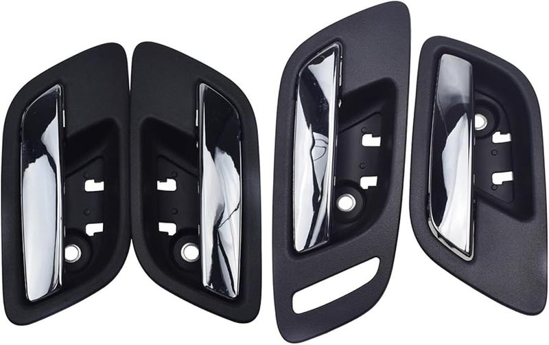 Rear Pair Chrome Door Handle Compatible with 2007 2013 Cadillac Escalade ESV - Image 3