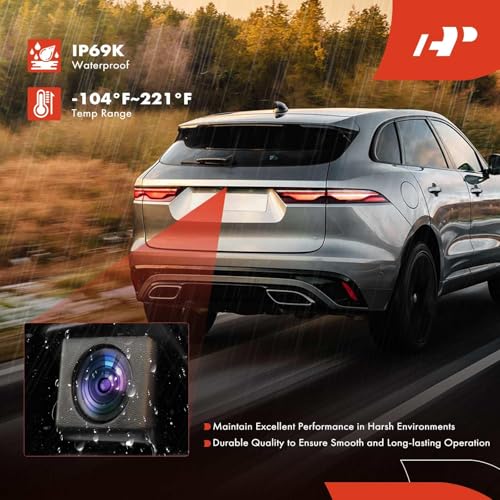 A-Premium كاميرا مساعدة الركن A-Premium للرؤية الخلفية وكاميرا عكسية متوافقة مع بعض طرازات شيفروليه - 2014-2020 إيمبالا سيدان - Image 4