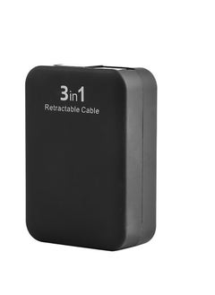 ProOne ProOne Three in One Charging Cable Cord 3 in 1 Retractable Cord - USB Cable Fast Charger Compatible/Type-C/Micro/Compatible with Apple Compatible Android 3 Feet Cable  - Image 5