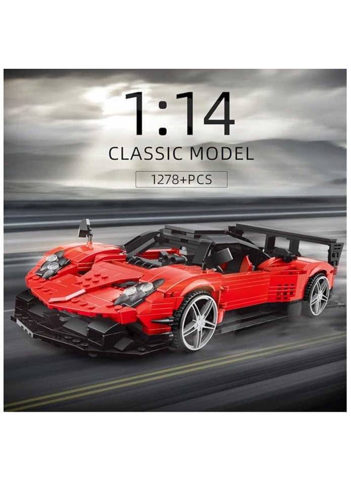 mould king - 10041 Speed ​​Champoin Veneno Supercar Building Kit,toys-and-games/building-toys, suitable for children and adults, model building set kit, 1278 pieces, 8+ - Image 1