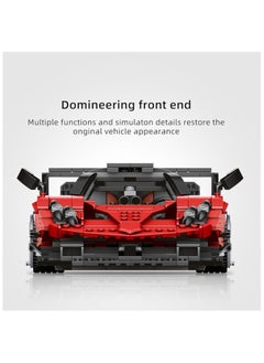 mould king 10041 Speed ​​Champoin Veneno Supercar Building Kit,toys-and-games/building-toys, suitable for children and adults, model building set kit, 1278 pieces, 8+  - Image 4