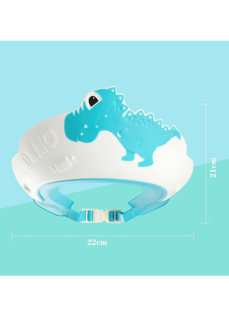 SYOSI - Baby Shower Cap, Kids Shampoo Shower Bath Cap for Kids, Baby Hair Washing Shield Adjustable Bath Visor Face Shield for Toddler Kids Boys Girls Shower Hat to Stop Water in Eyes - Image 1