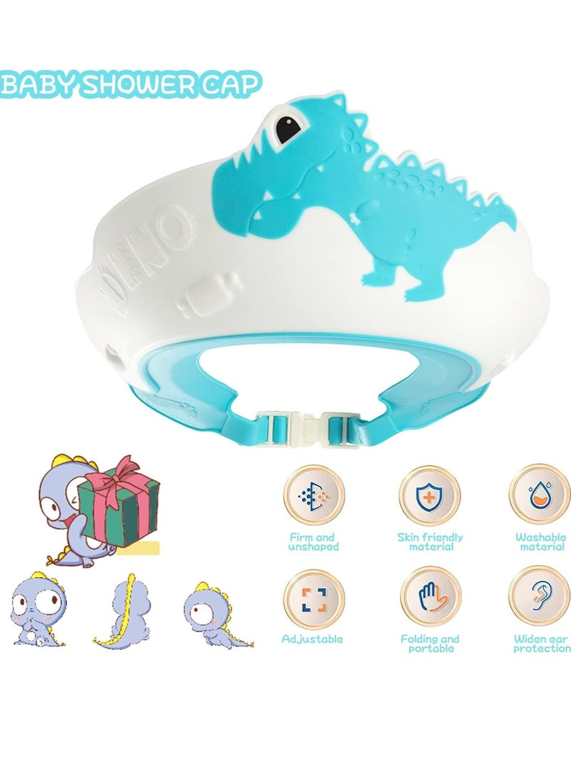 SYOSI - Baby Shower Cap, Kids Shampoo Shower Bath Cap for Kids, Baby Hair Washing Shield Adjustable Bath Visor Face Shield for Toddler Kids Boys Girls Shower Hat to Stop Water in Eyes - Image 1