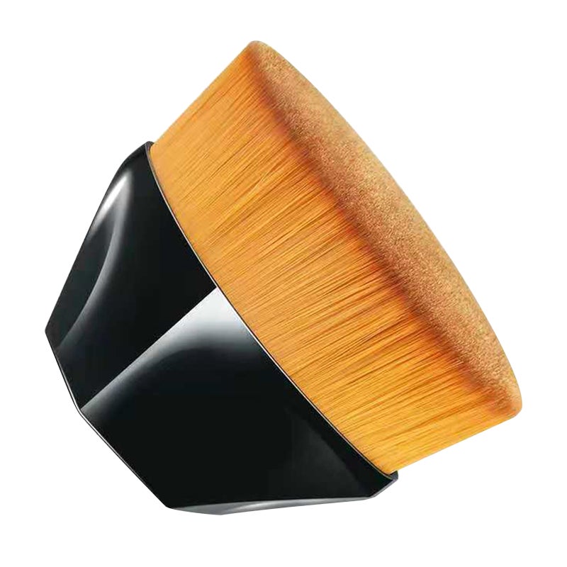 Foundation Makeup Brush Multifunctional Ergonomic Petal Handle Portable Cosmetic Brush Tool for Foundation/BB Cream/Highlighter/Loose Powders/Cushion Creams - Image 1