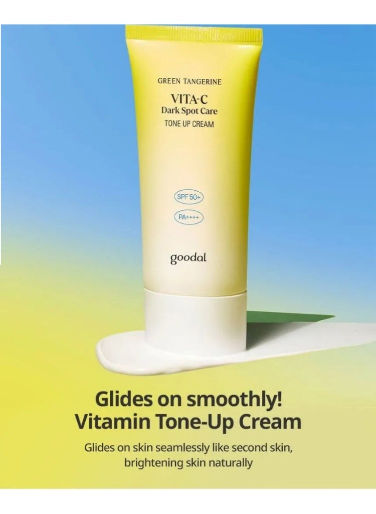 GOODAL Instant Brightening & Dark Spot Solution – Goodal Green Tangerine Vita C Tone Up Cream - Image 4