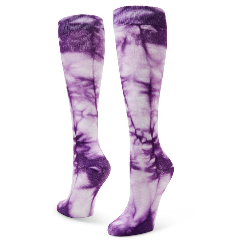 Sof Sole All Sport Over-the-Calf Team Athletic Performance Socks (2 Pair), Small, Neon Purple - Image 4