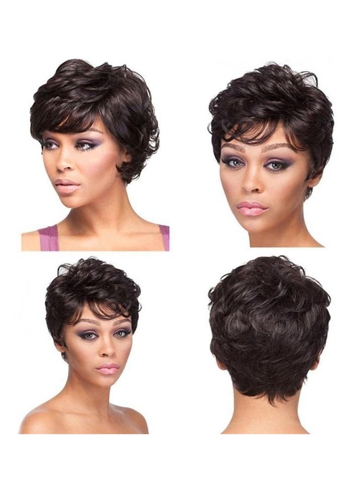 Estelle Fashion Short Heat Resistance Fiber Wig, Brown, Blonde, Style 02