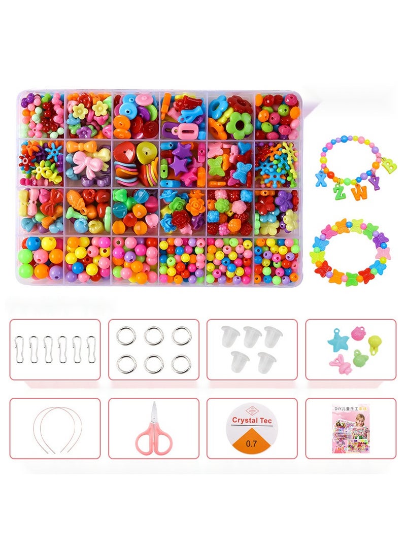 Betaoby 480PCS Mixed Shapes Acrylic Beads, 24 Style Cute Heart Mushroom Clay Beads Charms for Jewelry Necklace Earring Making, DIY Bracelet Making Kit Accessories for Women Girls - Image 1