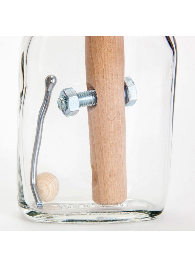 Bits and Pieces Bits and Pieces - Bottled Frustration Impossible Puzzle Bottle - Glass Bottle Brain Teaser Puzzles for Adults - Brain Game - 3" x 8" x 1-1/2"  - Image 5
